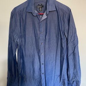 Bar III Men's Blue Dress Shirt size‎ meduim slim